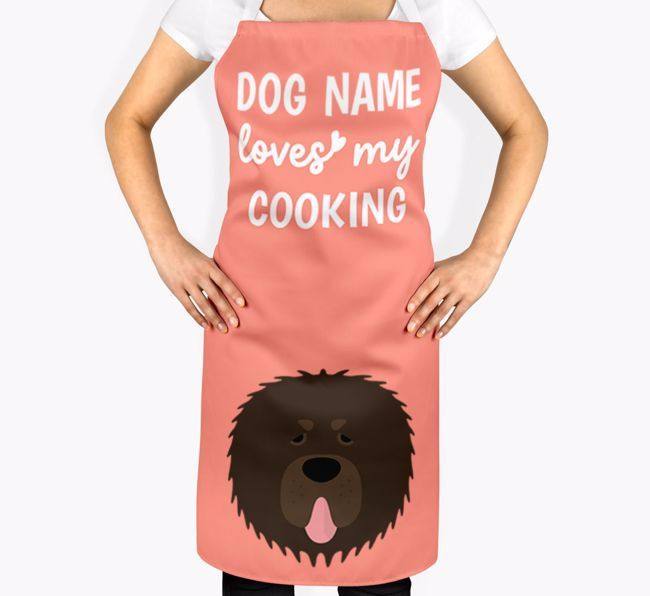 Loves My Cooking: Personalised {breedFullName} Apron